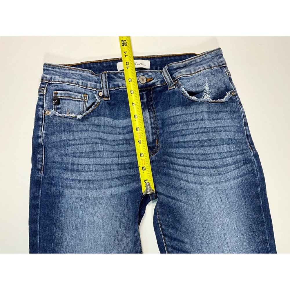 KanCan Mid Rise Ankle Skinny Jeans Distressed KC8376D Blue Size 11/29 - Picture 6 of 16